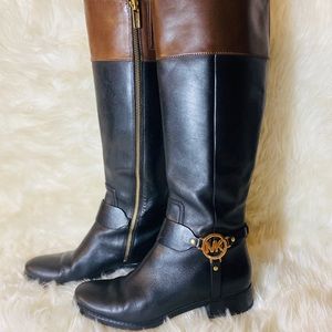 Michael Kors women’s leather riding boots